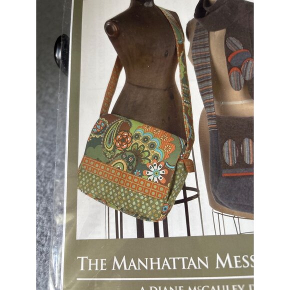 Indygo Junction Manhattan Messenger Bag Sewing Pattern IJ751 - Picture 3 of 6